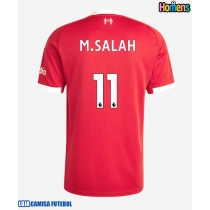 Camisa de Futebol Liverpool Mohamed Salah #11 Equipamento Principal 2025-26 Manga Curta